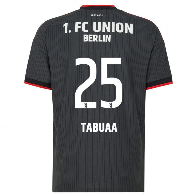Danxen Women Stephen Tabuaa #25 Black White Red Away Jersey 2026/27 T-Shirt