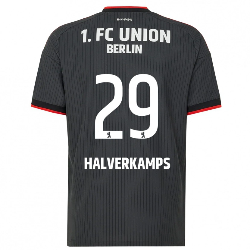 Danxen Women Antonia Halverkamps #29 Black White Red Away Jersey 2026/27 T-Shirt