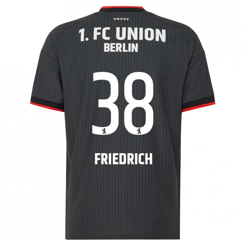 Danxen Women Julien Friedrich #38 Black White Red Away Jersey 2026/27 T-Shirt