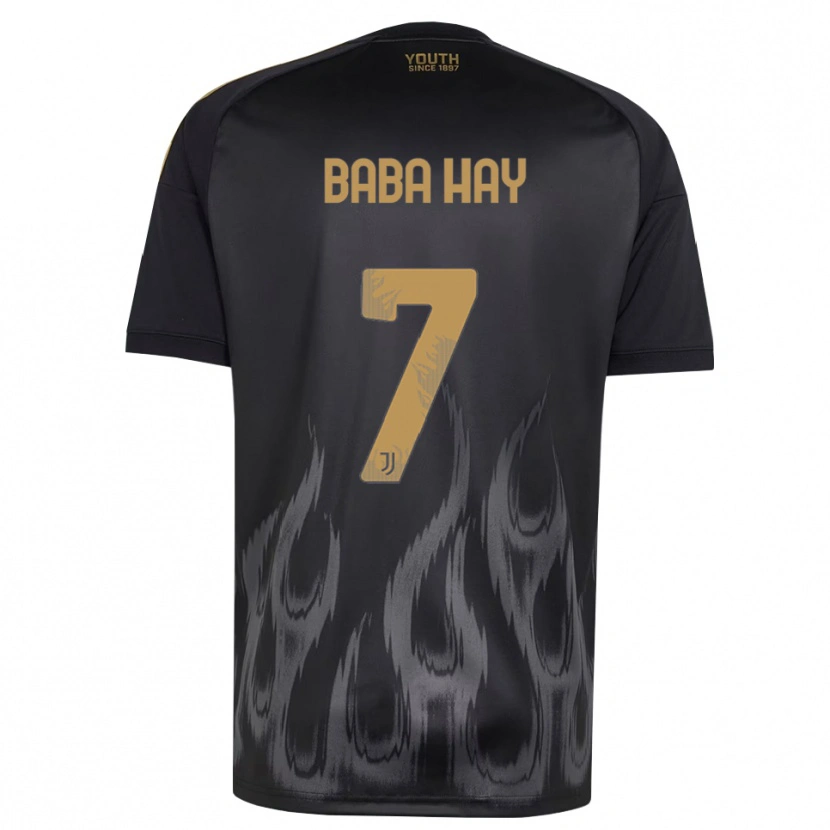 Danxen Women Amir Baba Hay #7 Black Brown Third Jersey 2026/27 T-Shirt