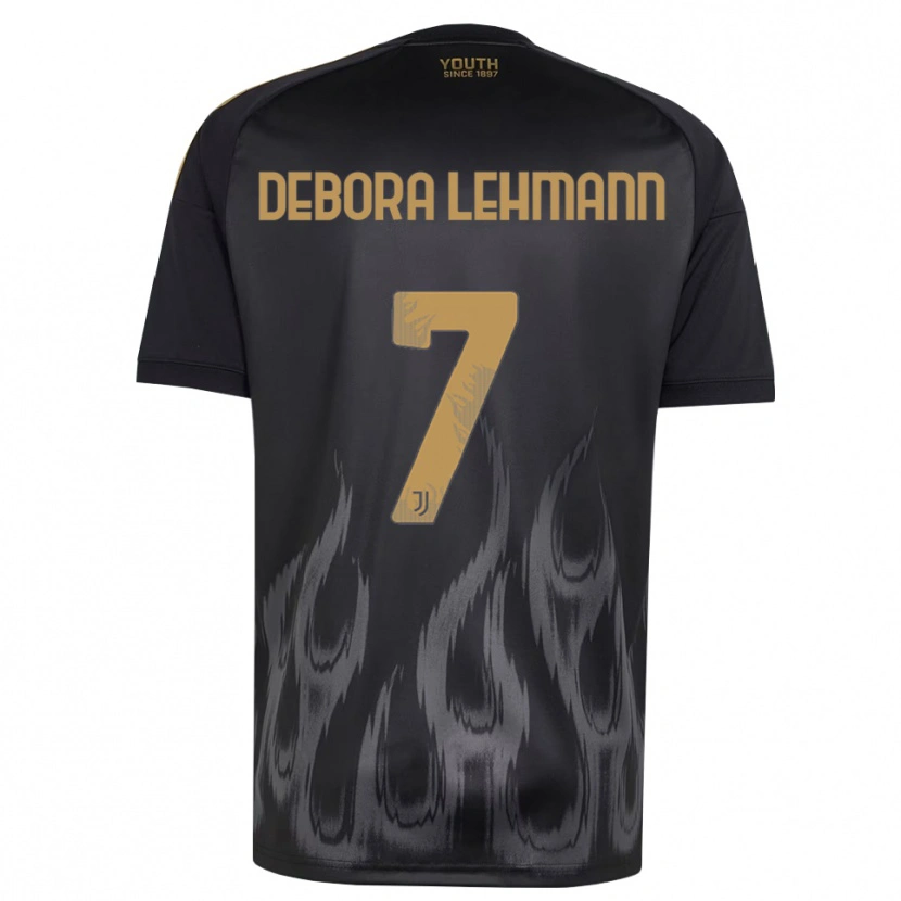 Danxen Women Alisha Debora Lehmann #7 Black Brown Third Jersey 2026/27 T-Shirt