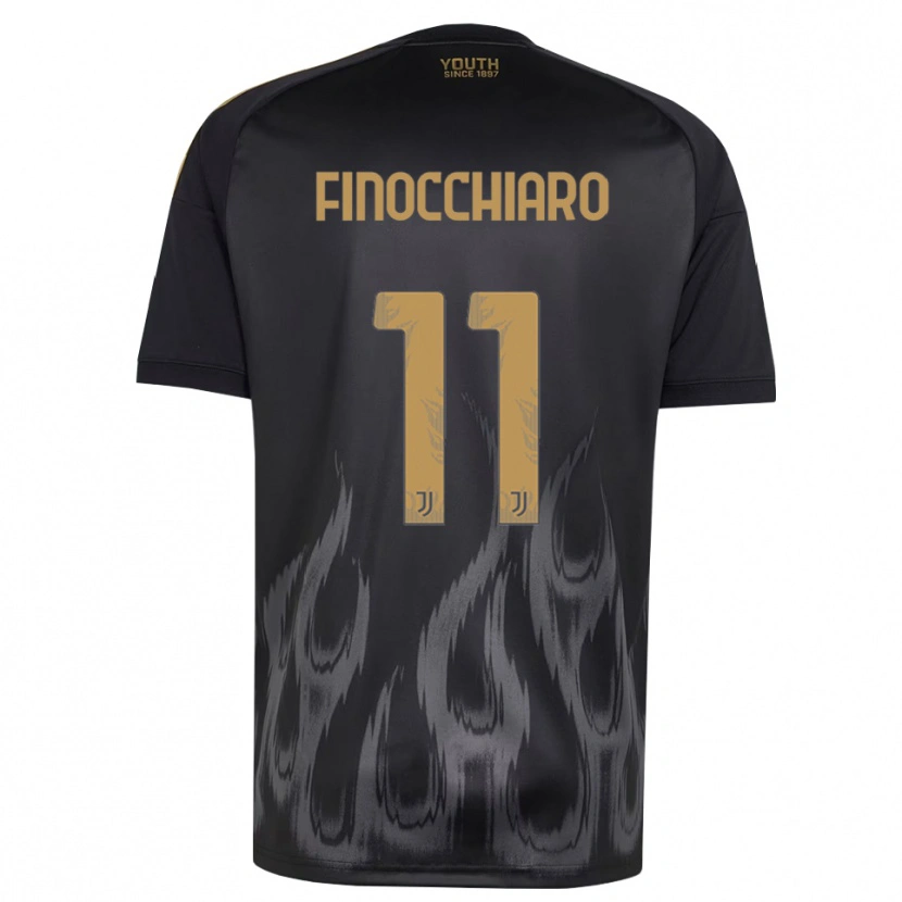 Danxen Women Gabriele Finocchiaro #11 Black Brown Third Jersey 2026/27 T-Shirt
