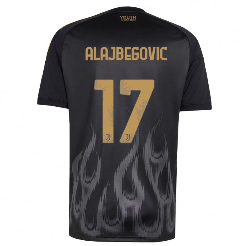 Danxen Women Kerim Alajbegovic #17 Black Brown Third Jersey 2026/27 T-Shirt