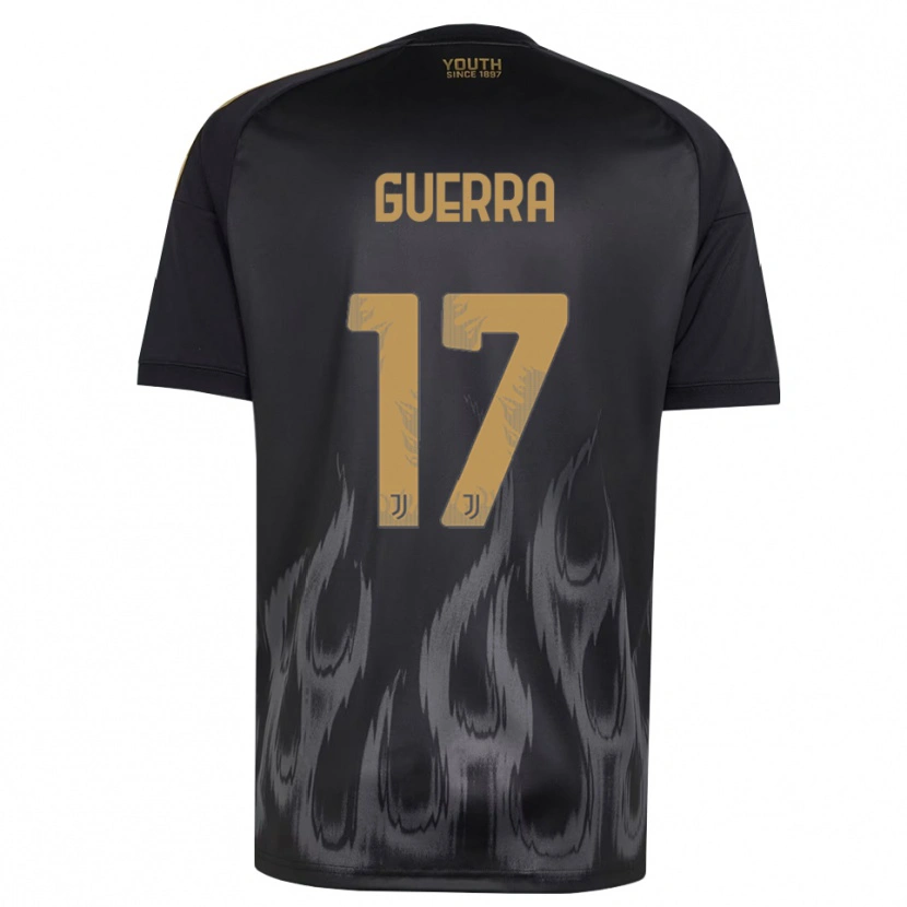 Danxen Women Simone Guerra #17 Black Brown Third Jersey 2026/27 T-Shirt