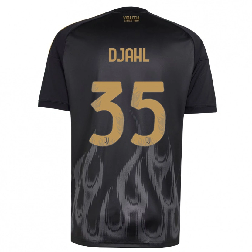 Danxen Women Rayan Djahl #35 Black Brown Third Jersey 2026/27 T-Shirt