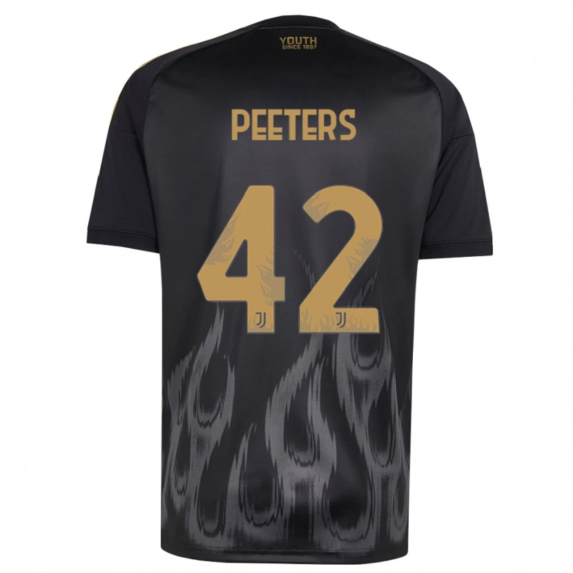 Danxen Women Daouda Peeters #42 Black Brown Third Jersey 2026/27 T-Shirt