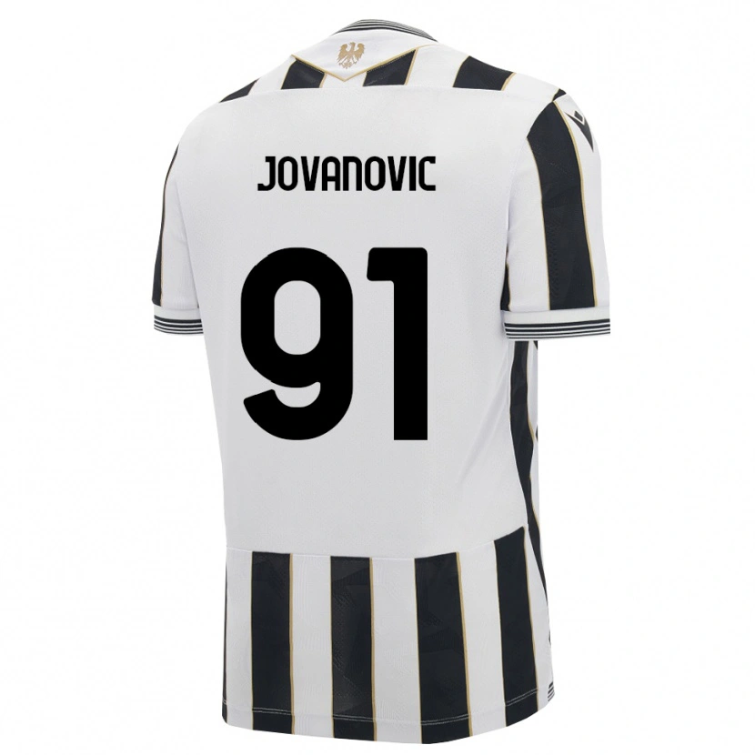 Danxen Women Lazar Jovanovic #91 Black White Pink Home Jersey 2026/27 T-Shirt