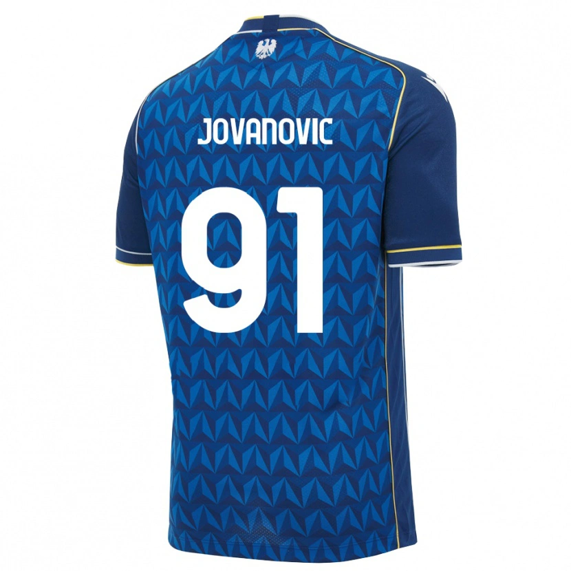 Danxen Women Lazar Jovanovic #91 Royal Blue White Blue Away Jersey 2026/27 T-Shirt