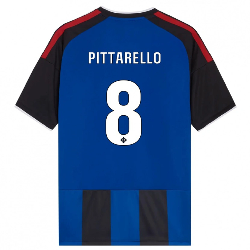 Danxen Women Filippo Pittarello #8 Black Red White Blue Home Jersey 2026/27 T-Shirt
