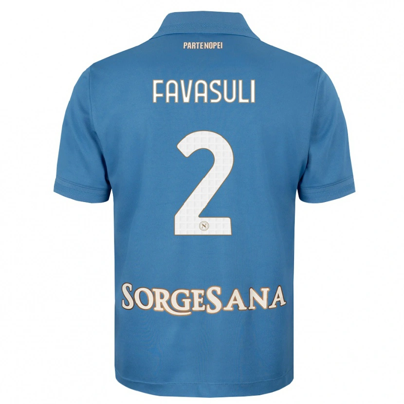 Danxen Women Costantino Favasuli #2 Haze Blue White Home Jersey 2026/27 T-Shirt