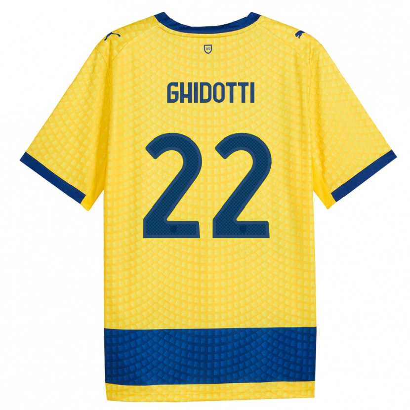 Danxen Women Simone Ghidotti #22 Yellow Blue Black Away Jersey 2026/27 T-Shirt