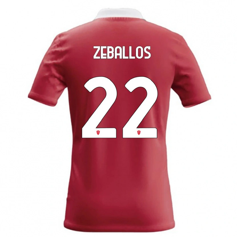 Danxen Kid Exequiel Zeballos #22 Red White Home Jersey 2026/27 T-Shirt