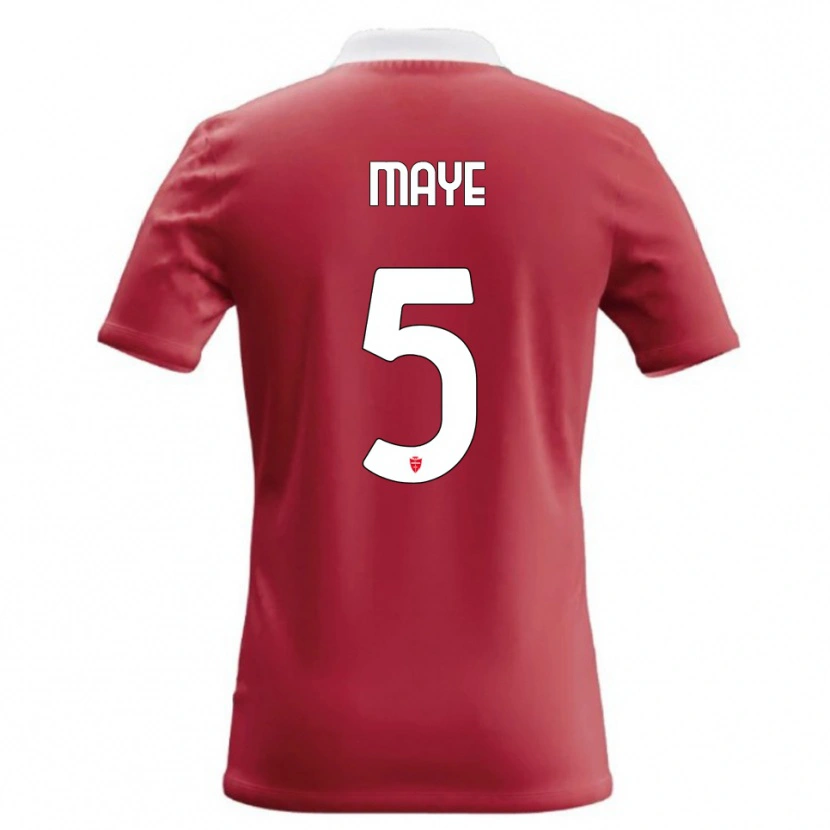 Danxen Kid Yvan Maye #5 Red White Home Jersey 2026/27 T-Shirt