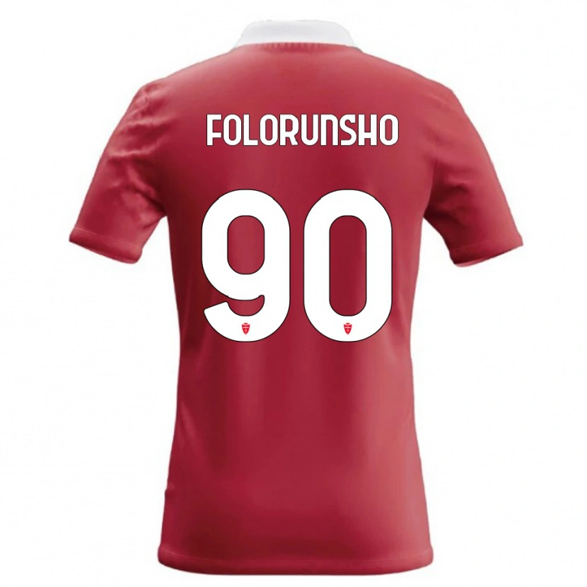 Danxen Kid Michael Folorunsho #90 Red White Home Jersey 2026/27 T-Shirt