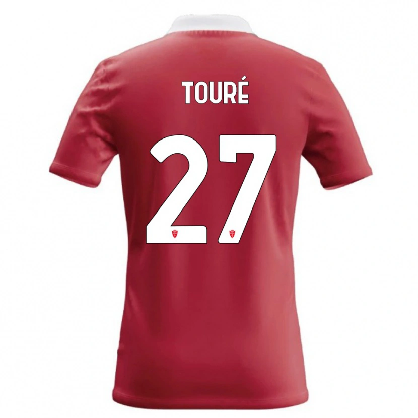 Danxen Kid Idrissa Touré #27 Red White Home Jersey 2026/27 T-Shirt