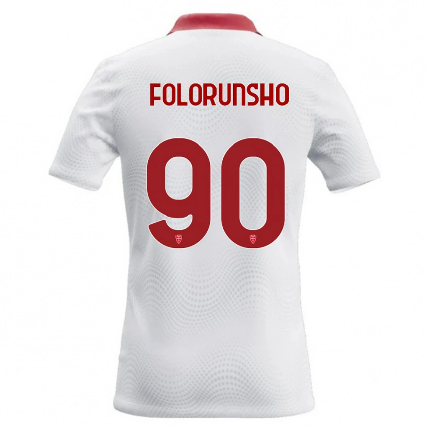 Danxen Kid Michael Folorunsho #90 White Red Away Jersey 2026/27 T-Shirt