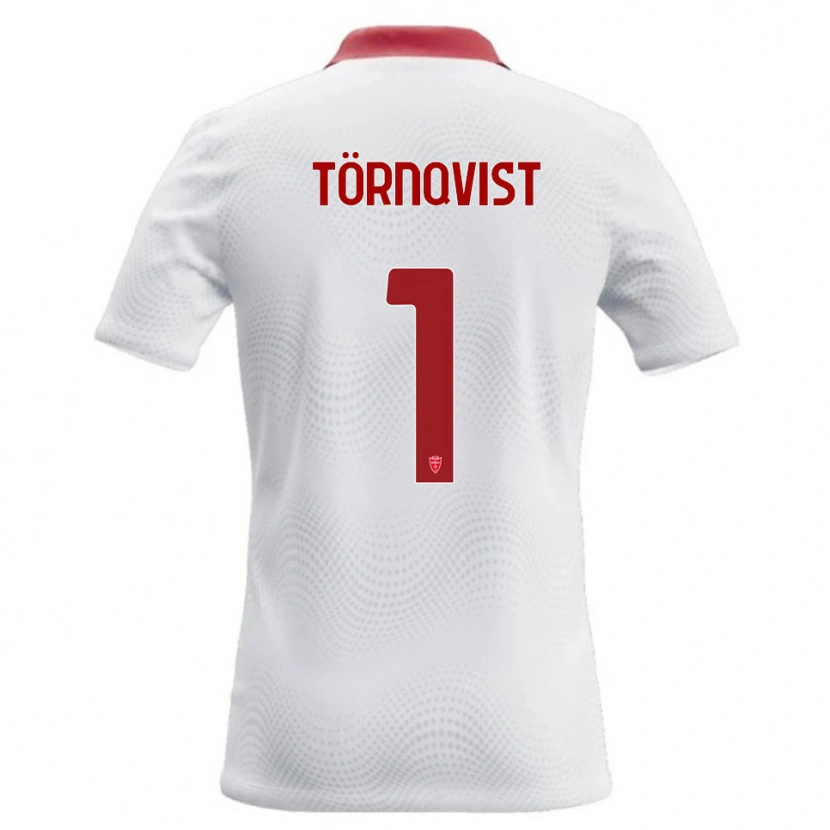 Danxen Kid Noel Törnqvist #1 White Red Away Jersey 2026/27 T-Shirt