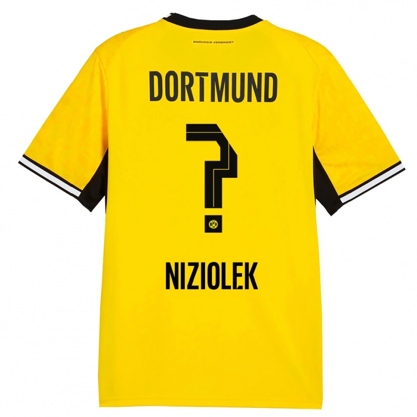 Danxen Kid Alex Niziolek #0 Yellow Black White Home Jersey 2026/27 T-Shirt
