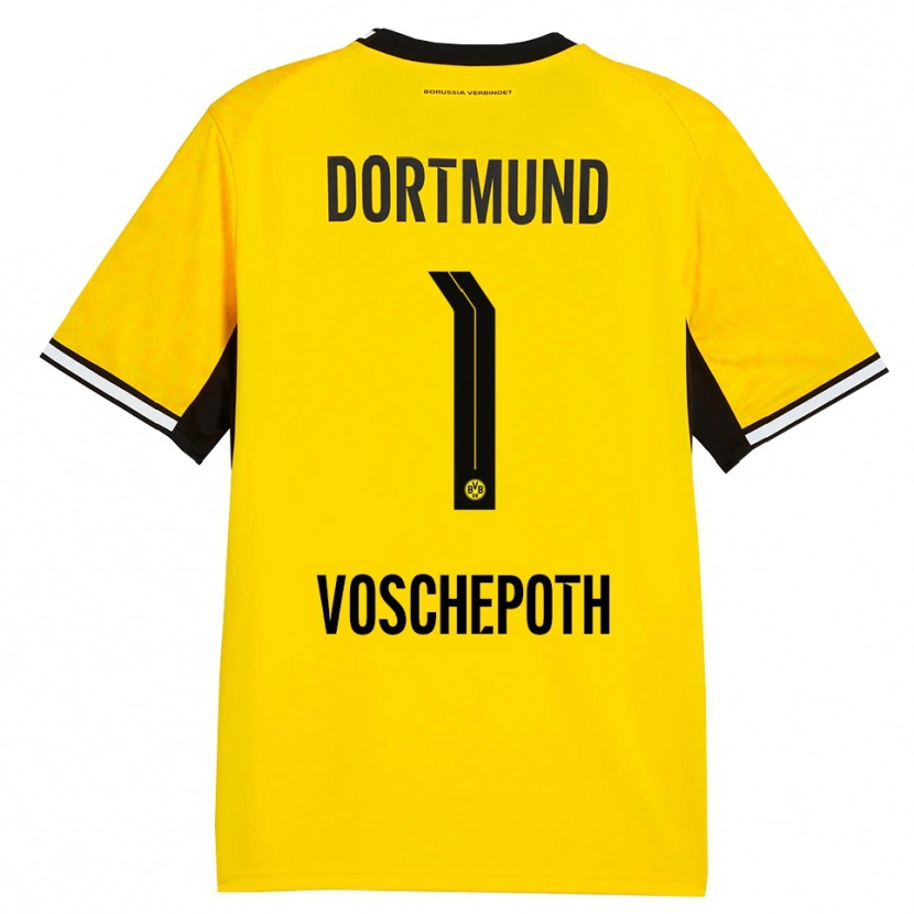 Danxen Kid Jan Voschepoth #1 Yellow Black White Home Jersey 2026/27 T-Shirt