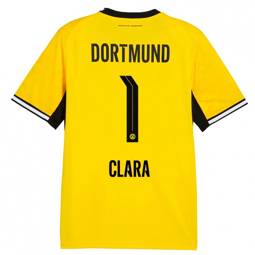Danxen Kid Woltering Clara #1 Yellow Black White Home Jersey 2026/27 T-Shirt