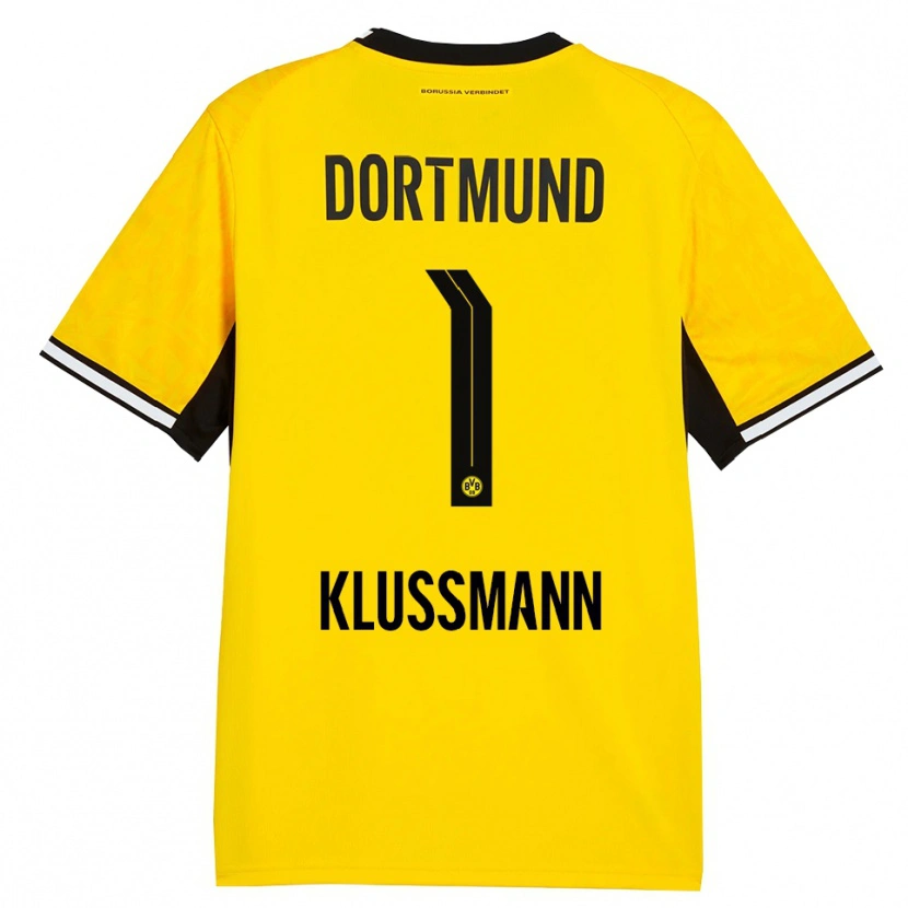 Danxen Kid Leon Klußmann #1 Yellow Black White Home Jersey 2026/27 T-Shirt