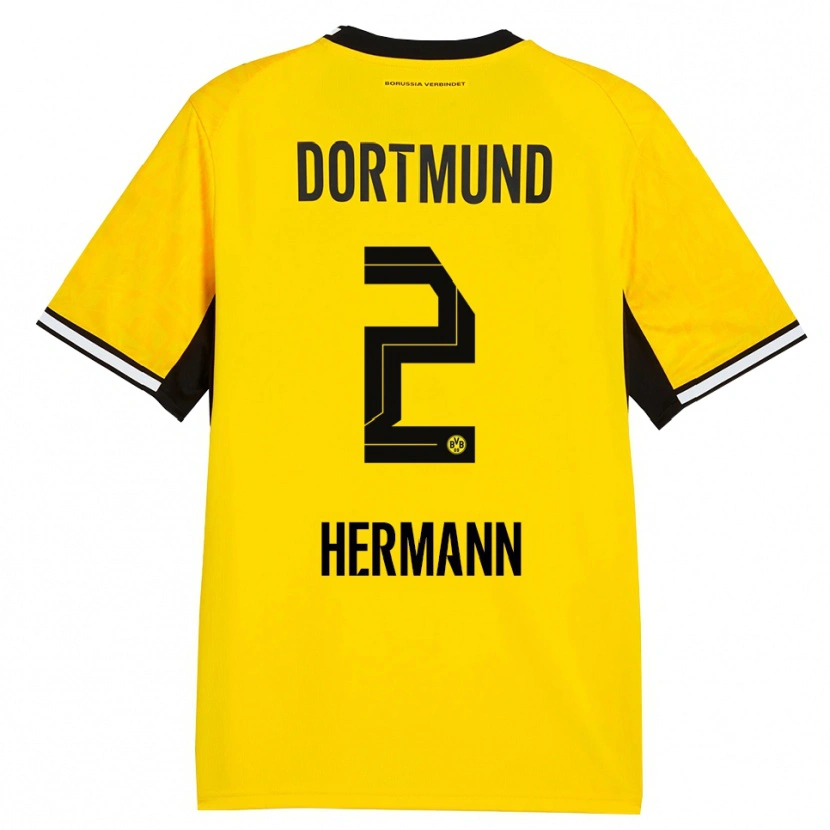 Danxen Kid Ben Hermann #2 Yellow Black White Home Jersey 2026/27 T-Shirt