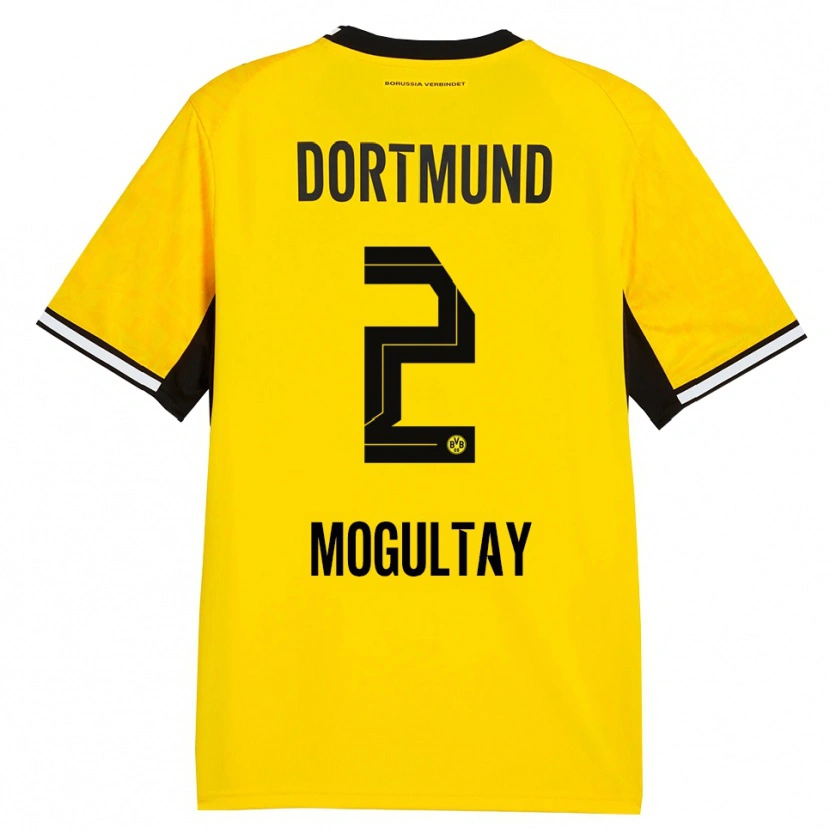 Danxen Kid Baran Mogultay #2 Yellow Black White Home Jersey 2026/27 T-Shirt