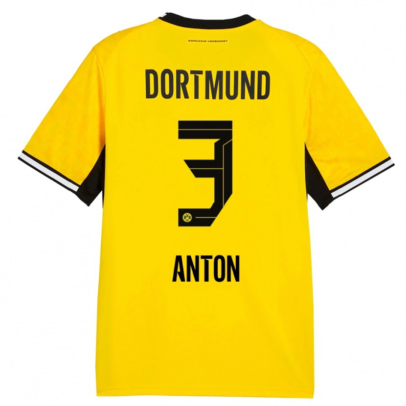 Danxen Kid Waldemar Anton #3 Yellow Black White Home Jersey 2026/27 T-Shirt