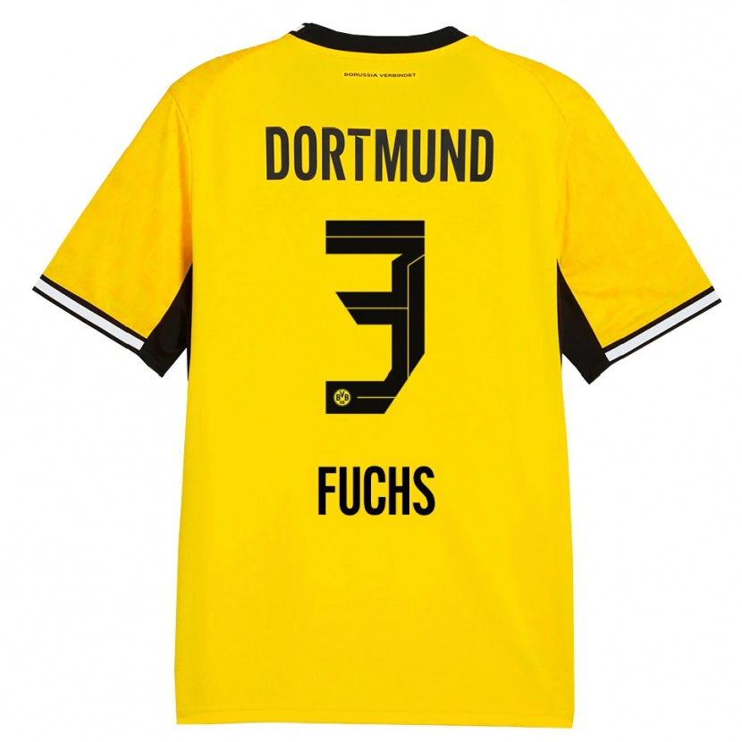 Danxen Kid Finn Fuchs #3 Yellow Black White Home Jersey 2026/27 T-Shirt