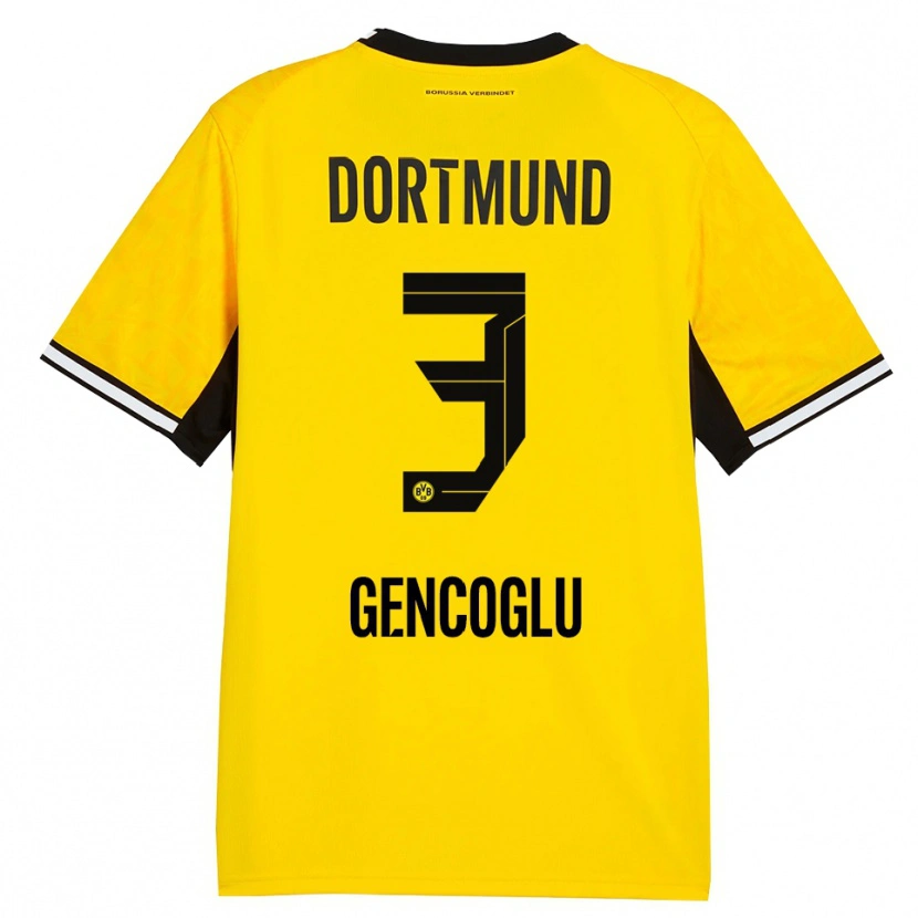 Danxen Kid Tekin Gencoglu #3 Yellow Black White Home Jersey 2026/27 T-Shirt