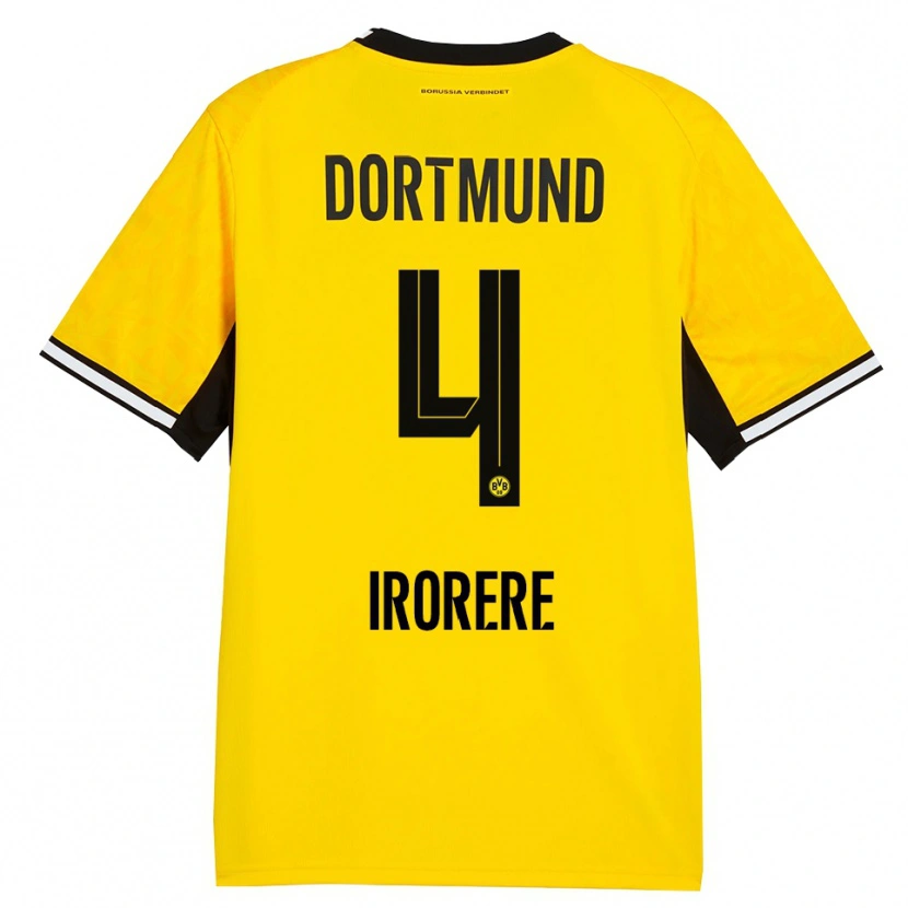 Danxen Kid Felix Irorere #4 Yellow Black White Home Jersey 2026/27 T-Shirt
