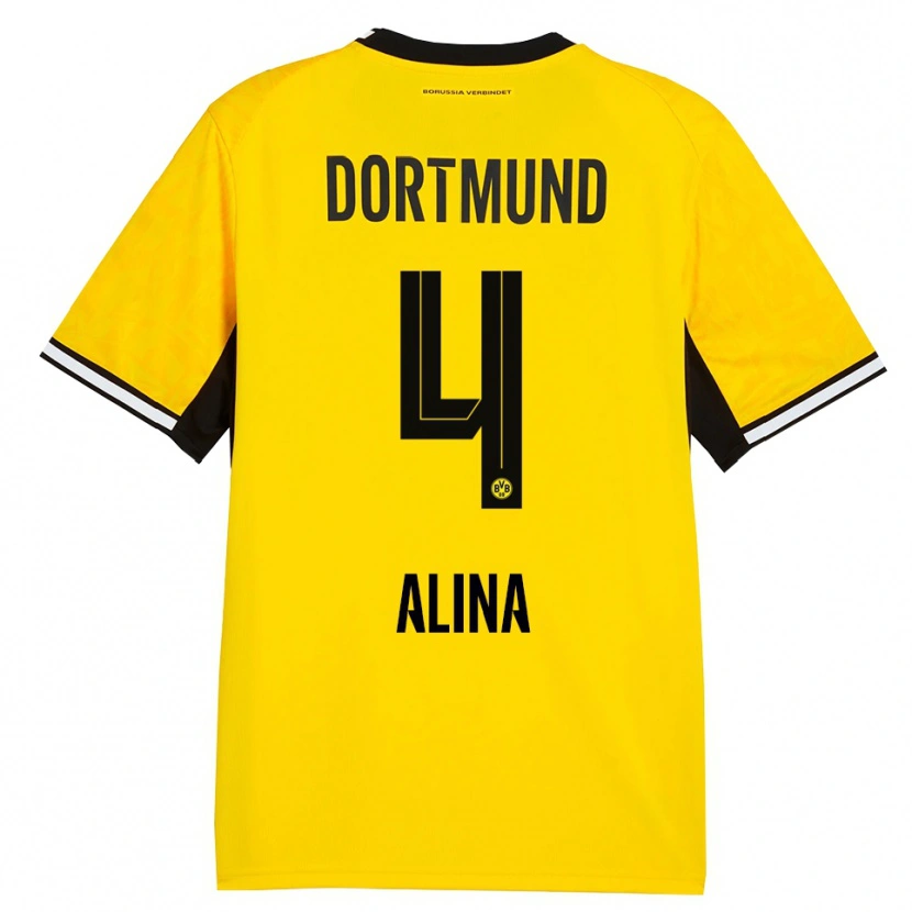 Danxen Kid Grijseels Alina #4 Yellow Black White Home Jersey 2026/27 T-Shirt