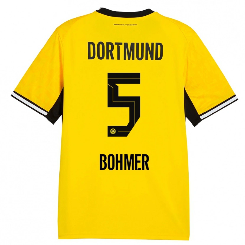 Danxen Kid Tim Bohmer #5 Yellow Black White Home Jersey 2026/27 T-Shirt