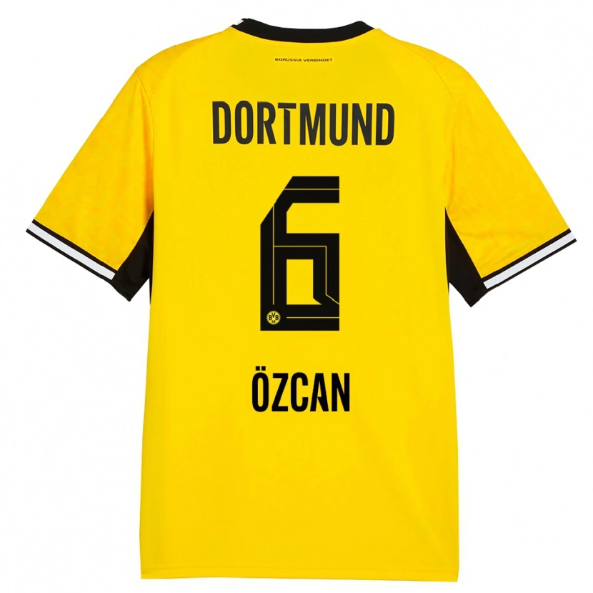 Danxen Kid Salih Ozcan #6 Yellow Black White Home Jersey 2026/27 T-Shirt