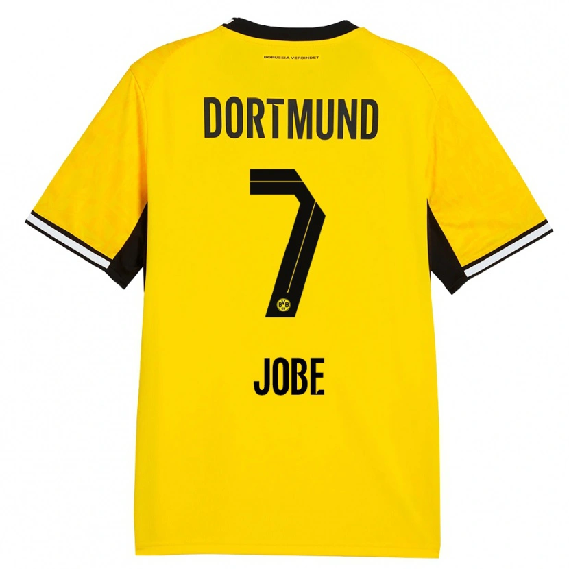 Danxen Kid Jobe Bellingham #7 Yellow Black White Home Jersey 2026/27 T-Shirt