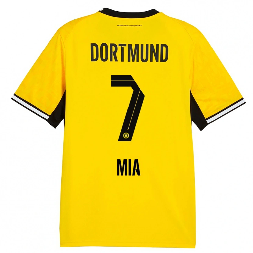Danxen Kid Zschocke Mia #7 Yellow Black White Home Jersey 2026/27 T-Shirt