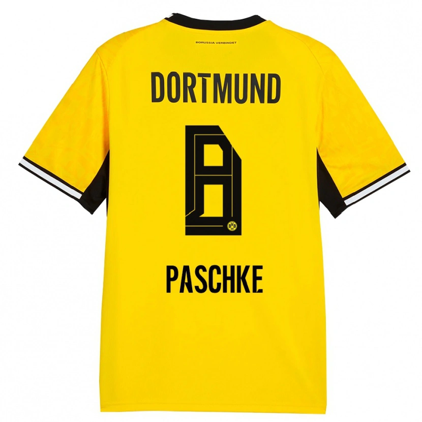 Danxen Kid Felix Paschke #8 Yellow Black White Home Jersey 2026/27 T-Shirt
