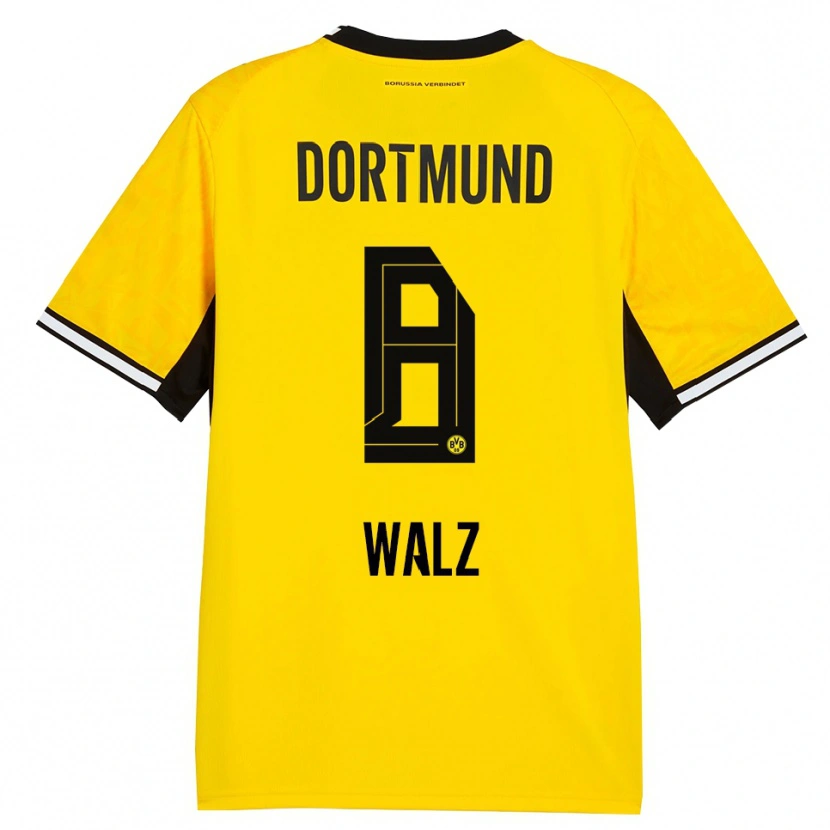 Danxen Kid Vasco Walz #8 Yellow Black White Home Jersey 2026/27 T-Shirt