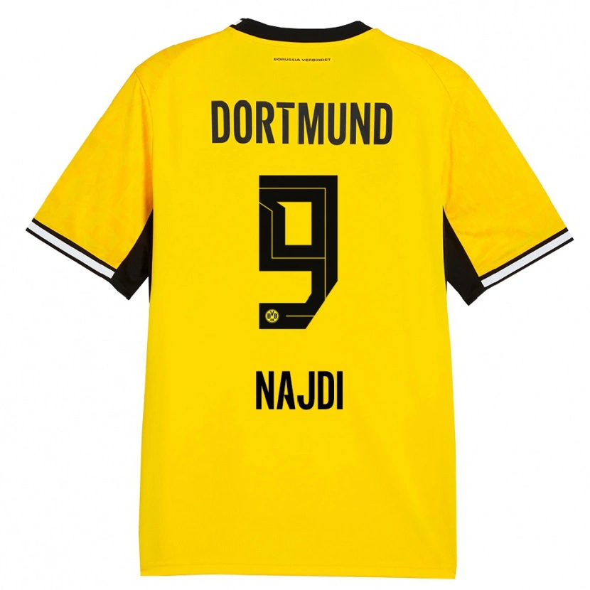 Danxen Kid Ahmad Najdi #9 Yellow Black White Home Jersey 2026/27 T-Shirt