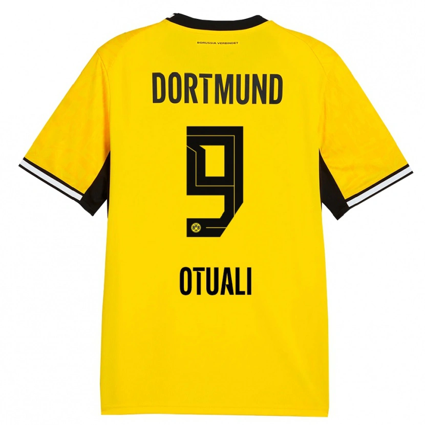 Danxen Kid Moses Otuali #9 Yellow Black White Home Jersey 2026/27 T-Shirt