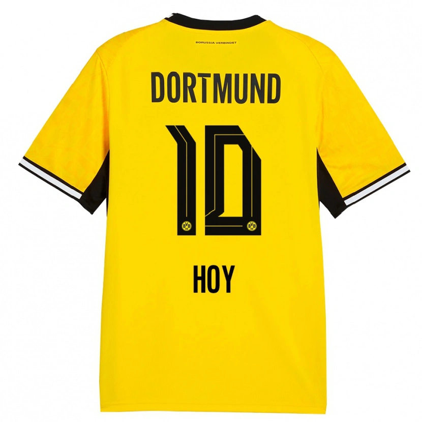 Danxen Kid Justin Hoy #10 Yellow Black White Home Jersey 2026/27 T-Shirt