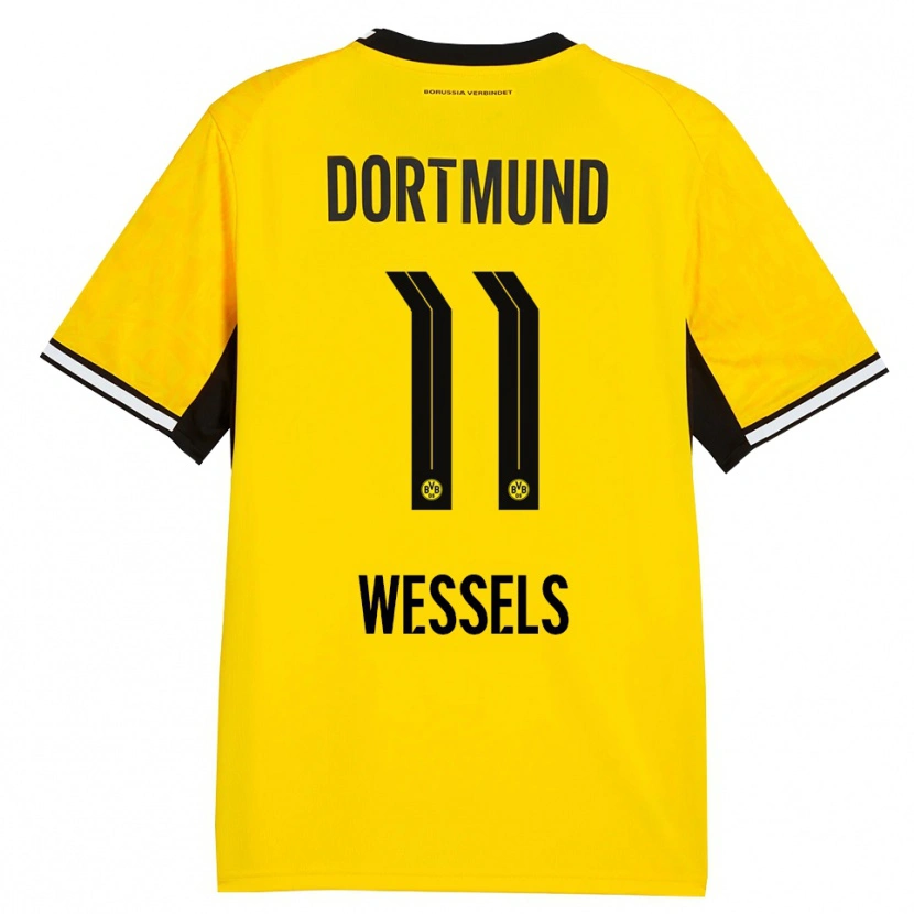 Danxen Kid Arne Wessels #11 Yellow Black White Home Jersey 2026/27 T-Shirt