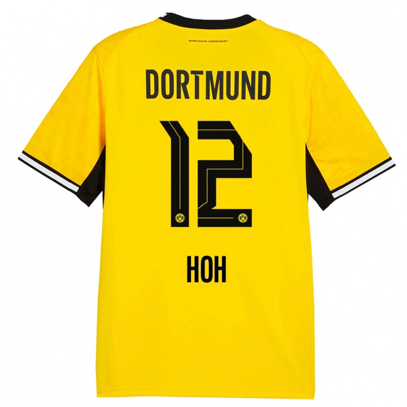Danxen Kid Hendrik Hoh #12 Yellow Black White Home Jersey 2026/27 T-Shirt
