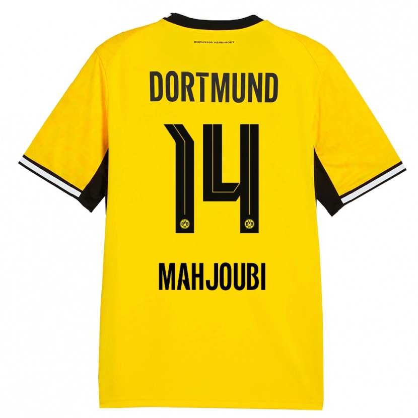 Danxen Kid Anas Mahjoubi #14 Yellow Black White Home Jersey 2026/27 T-Shirt