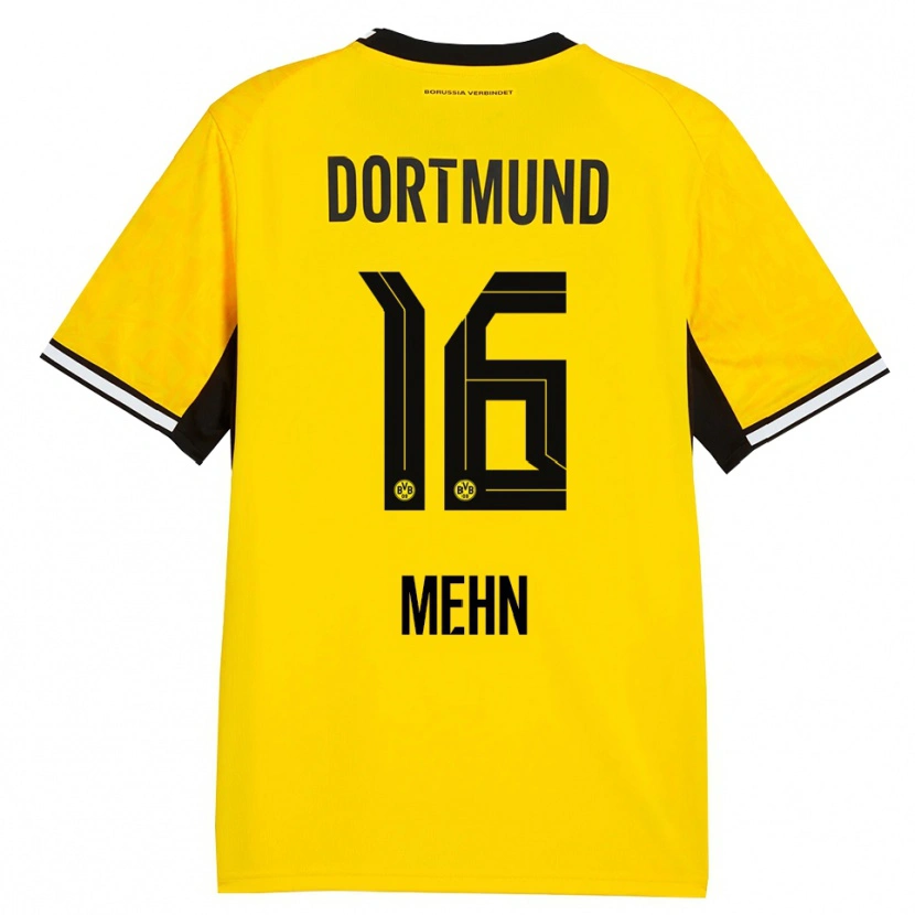 Danxen Kid Phil Josef Mehn #16 Yellow Black White Home Jersey 2026/27 T-Shirt