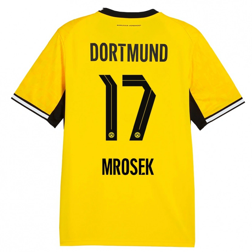 Danxen Kid Noah Mrosek #17 Yellow Black White Home Jersey 2026/27 T-Shirt