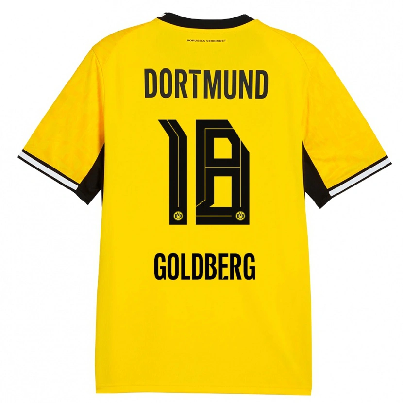 Danxen Kid Niclas Goldberg #18 Yellow Black White Home Jersey 2026/27 T-Shirt