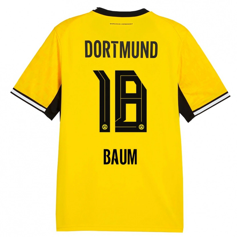 Danxen Kid Celina Baum #18 Yellow Black White Home Jersey 2026/27 T-Shirt
