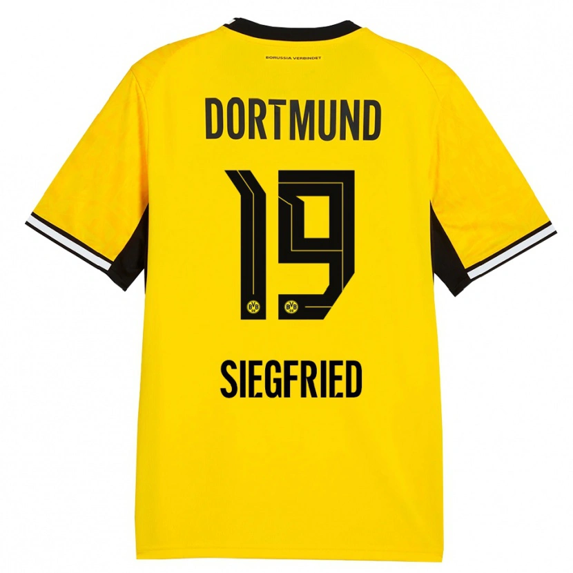Danxen Kid Janz Siegfried #19 Yellow Black White Home Jersey 2026/27 T-Shirt