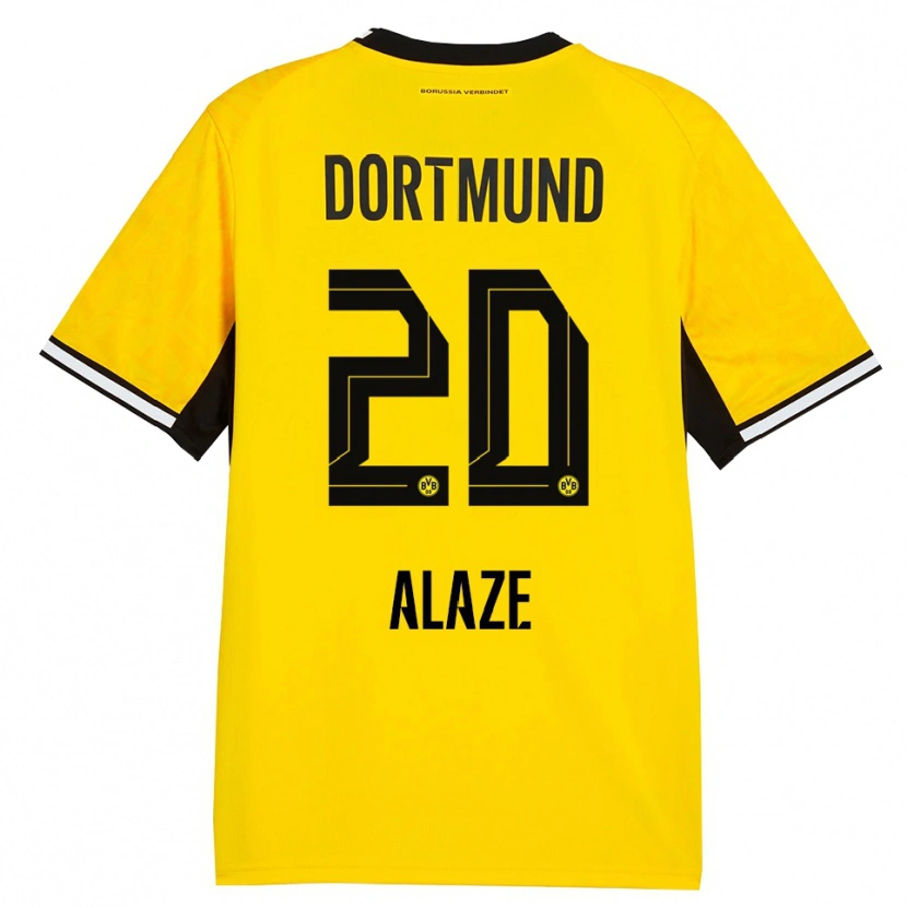 Danxen Kid Luis Alaze #20 Yellow Black White Home Jersey 2026/27 T-Shirt